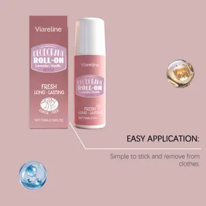 Desodorante roll-on de lavanda y vainilla para frescura duradera y fácil aplicación