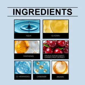 Nagelverzorgingspen hydraterende voedende formule ingrediënt detail grafische weergave