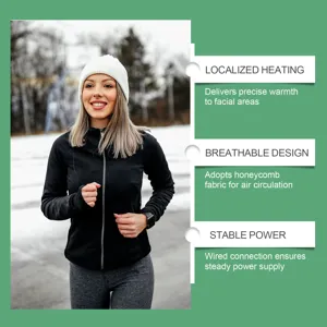 Feature-Guide für beheizte Gesichtsmaske mit lokaler Wärme und atmungsaktivem Design