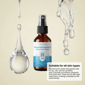 LANISKA NeuroEssence Spray al Magnesio 60ml, delicata nebbia corpo per tutti i tipi di pelle.