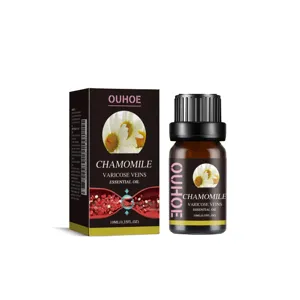OUHOE Chamomile essential oil for varicose veins leg care and massage in 10ml bottle