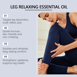 Aceite esencial relajante para piernas, calmante y para la salud capilar
