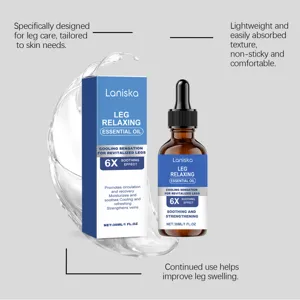 Aceite esencial Laniska Leg Relaxing con efecto refrescante para piernas cansadas