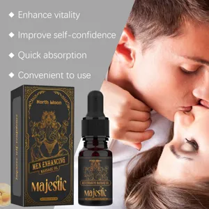 Aceite de masaje North Moon para hombres hidratante y revitalizante en frasco de 10ml