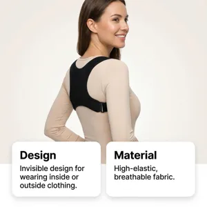 Back posture corrector breathable support brace for comfortable daily back care wear.