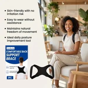 Zeriluna breathable back posture corrector brace for daily support and pain relief comfort