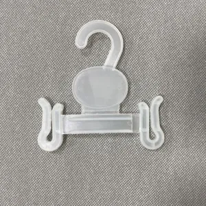 Crochet de suspension en plastique PP transparent pour tongs, sandales et sabots