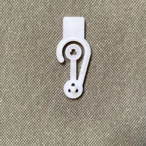 Plastic Snap Hooks For Packaging Self Sealing Bags Socks Underwear Transparent Plastic Hanging Hooks Retail Display