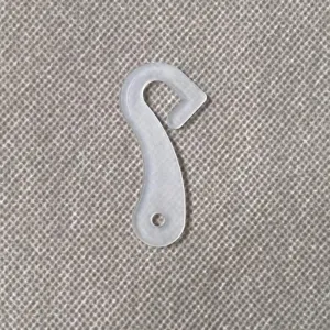 Recyclable Plastic Question Mark Shape Sock Hooks PP Display J-Hooks For Hats Winter Cotton Caps Accessories Single Hole Hanging Hooks