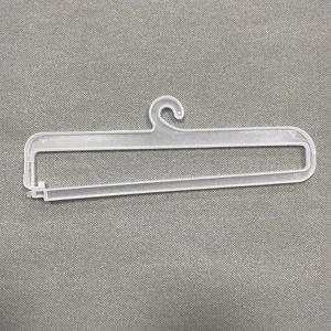 Appendiabiti per sciarpe in plastica trasparente con gancio rimovibile per armadio