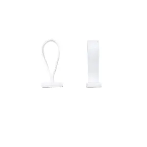 Durable white silicone handle hook for portable power bank packaging box display