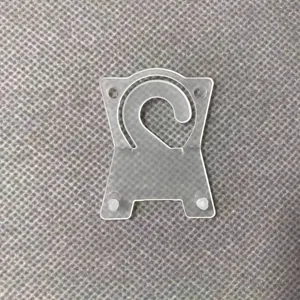 Professional transparent plastic snap hook for underwear packaging bags and gift boxes