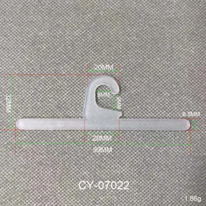 Transparenter Kunststoff Kleiderbuegel Haken Display Haken Taschen Haken 99x32mm Zubehoer