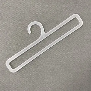Transparante plastic sjaalhanger voor handdoeken met open rechthoek