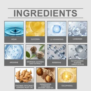 Detaillierte Infografik mit natürlichen Pflanzenöl-Inhaltsstoffen und Hautpflegekomponenten.
