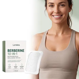 Patch bien-être Laniska 10-en-1 à la berbérine pour le métabolisme et brûler les graisses
