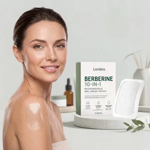 Kit de patchs bien-être Laniska 10-en-1 berbérine microneedle avec vue sur le modèle