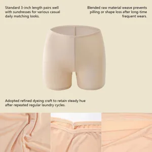 Hochtaillierte nahtlose Sicherheitsshorts in 3-Zoll-Länge, atmungsaktiv und figurformend.