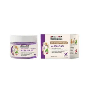 Gel de masaje para articulaciones con cúrcuma y aceite de emú para la movilidad