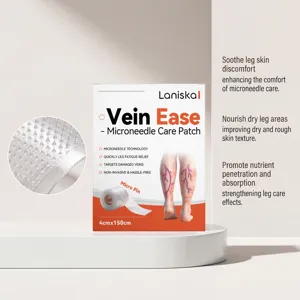 LANISKA Vein Ease Αυτοκόλλητο Φροντίδας Ποδιών με Μικροβελόνα 4cmx150cm Θεραπεία Δέρματος
