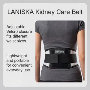 LANISKA kidney care support belt with breathable mesh and adjustable velcro closure daily use