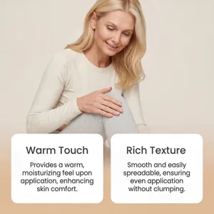 South Moon body joint care gel with a warm moisturizing feel and rich smooth texture.