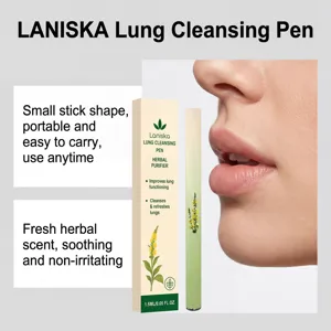 LANISKA krautiger Lungenreinigungsstift tragbarer Koerperpflege Stick beruhigende Formel