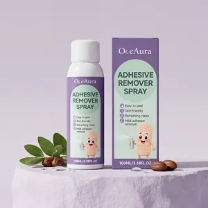 OceAura 100ml Adhesiefverwijderaar Spray Zachte Pijnloze Medische Tape Lijmrestenreiniger Voor Huid Lichaamsreiniging Draagbare Spray