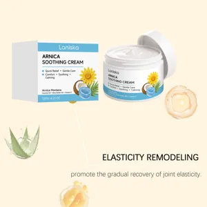 Dettaglio della crema lenitiva Laniska all'arnica per il rimodellamento dell'elasticità articolare