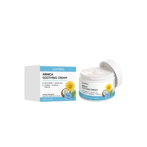 Laniska Crema lenitiva all'arnica per il sollievo di articolazioni e pelle, barattolo 120g