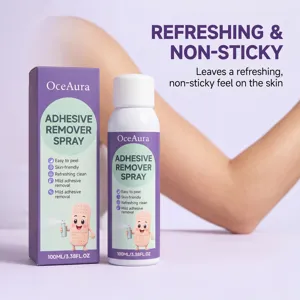 OceAura lijmoplosser spray voor zachte huidreiniging en pijnloze verwijdering van pleisters