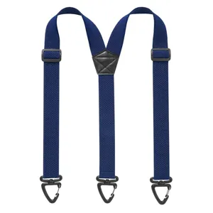 Bretelle Elastiche Regolabili Unisex Schiena a Y Bretelle da Lavoro Resistenti Con Ganci Girevoli in Metallo