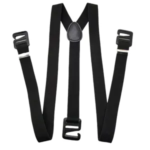 Bretelle Elastiche da Uomo Regolabili Con Ganci Metallici Resistenti Tinta Unita Abbigliamento Quotidiano All'aperto