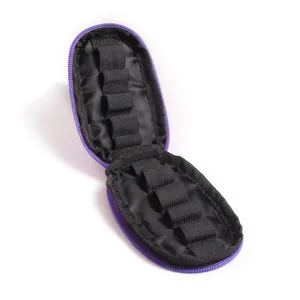 Portable 10-slot essential oil storage bag travel zipper case protective organizer box