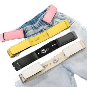 Cintura elastica invisibile e regolabile per donne e bambini con stampe di cartoni animati.