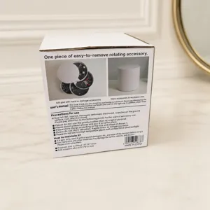 4 layer rotating jewelry organizer box modern desktop storage container with lid and tray.