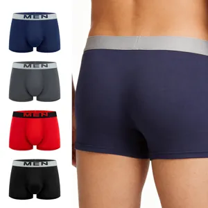 Boxer uomo mutande elasticizzate comode multicolore traspiranti intimo maschile set nuovo