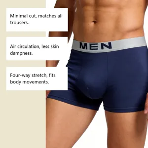 Boxer uomo traspirante ed elastico con comfort ottimale, ideale per l'uso quotidiano attivo.