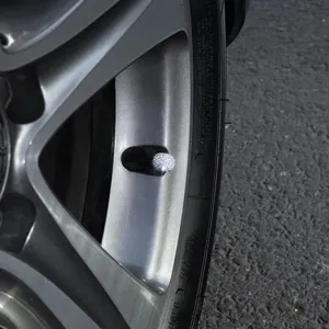 Sparkling rhinestone tire valve caps, dazzling crystal universal car wheel stem covers for auto.