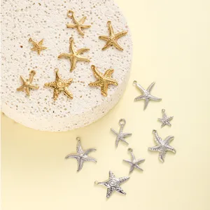 Ciondolo in Acciaio Inossidabile Stella Marina Serie Ocean Ciondolo Stella Marina Minimalista per Creazione di Gioielli Fai da Te Collana Bracciale