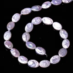 13x10mm natürliche Barock-Süßwasserperlen ovale lose Perlen für handgemachte DIY-Schmuck