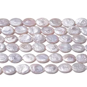 Natürliche 13x10mm ovale Barock-Süßwasserperlen für die Schmuckherstellung