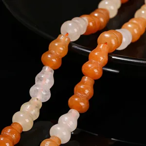 Natuurlijke aventurijn jade kralen in de vorm van een kalebas voor DIY sieraden maken