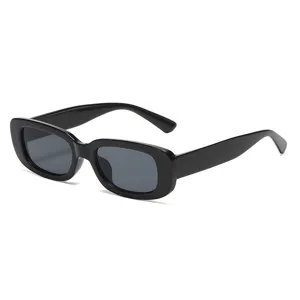 Lunettes de soleil ovales noires classiques pour enfants avec verres de protection