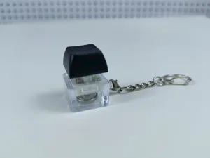 Μπρελόκ fidget διακόπτης μηχανικού πληκτρολογίου, φορητό παιχνίδι κατά του άγχους με φως.