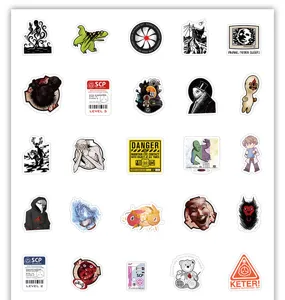 SCP Foundation Graffiti Aufkleber wasserdicht DIY Schreibwaren Tagebuch Deko Sticker Bogen.