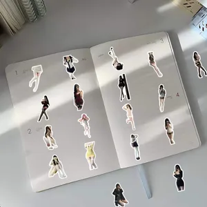 Assorted sexy girl stockings stickers for creative notebook and laptop DIY decoration