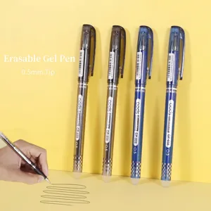 Radierbarer Gelschreiber 0.5mm Nadelspritze Kunststoff Schreibstift Schwarze Blaue Tinte Für Schule Büro Studenten