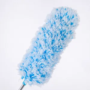 Extendable microfiber household duster bendable washable cleaning dust brush 80cm