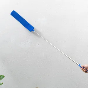 Plumero de microfibra extensible para la limpieza del hogar, cepillo plano largo para muebles.